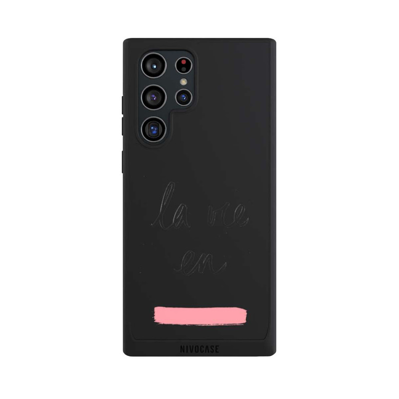 Galaxy S22 Ultra NIVOpure La vie en Pink Transparent