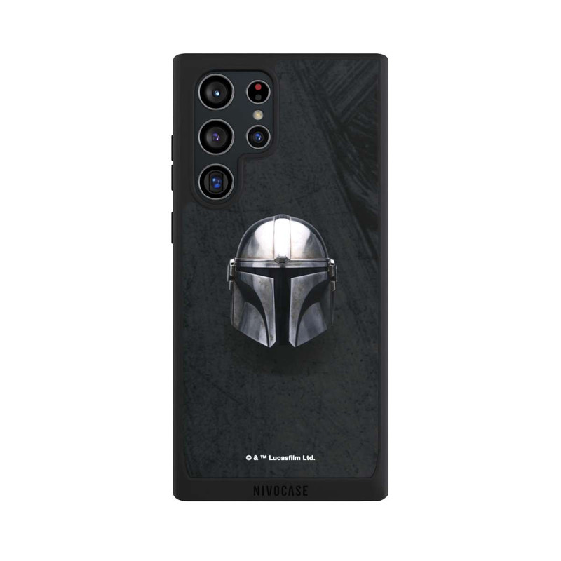 Galaxy S22 Ultra NIVOpure Schwarzer Mandalorianer Helm