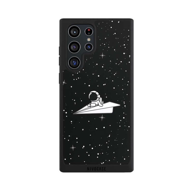 Galaxy S22 Ultra NIVOpure Astronaut Paper Plane Comic