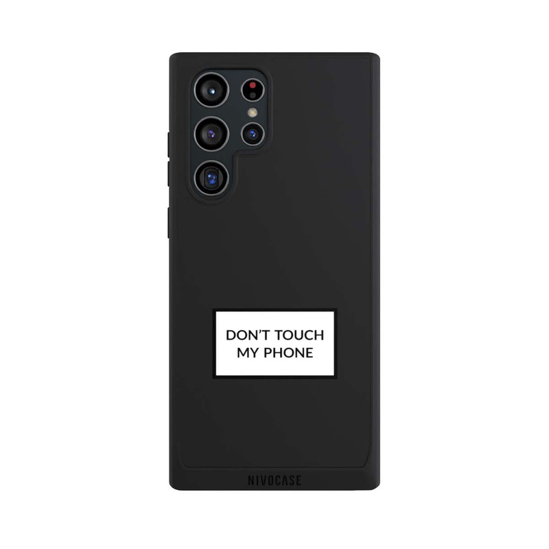 Galaxy S22 Ultra NIVOpure Do Not Touch My Phone Transparent