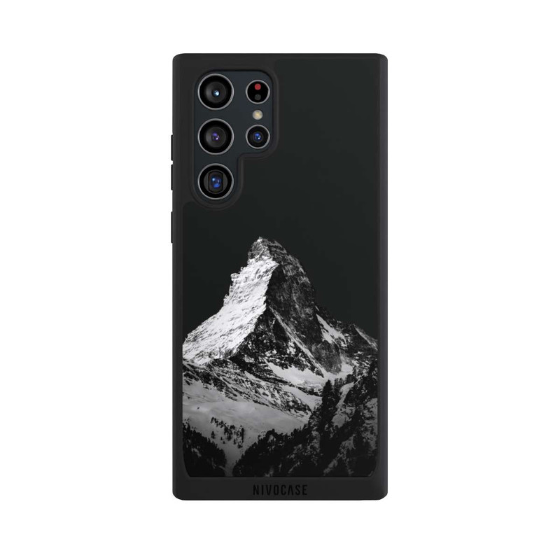 Galaxy S22 Ultra NIVOpure Snow Capped Mountains grey