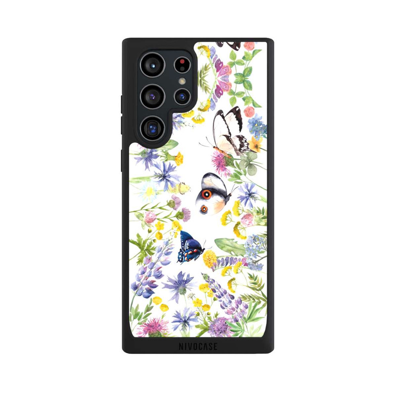 Galaxy S22 Ultra NIVOpure Fleurs Printanières et Papillons