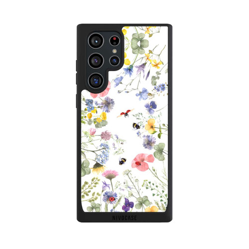 Samsung Galaxy S22 Ultra NIVOpure Bunte Frühlingsblumen und Bienen