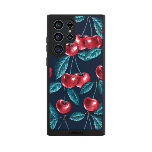 Samsung Galaxy S22 Ultra NIVOpure Cherries Dark Pattern