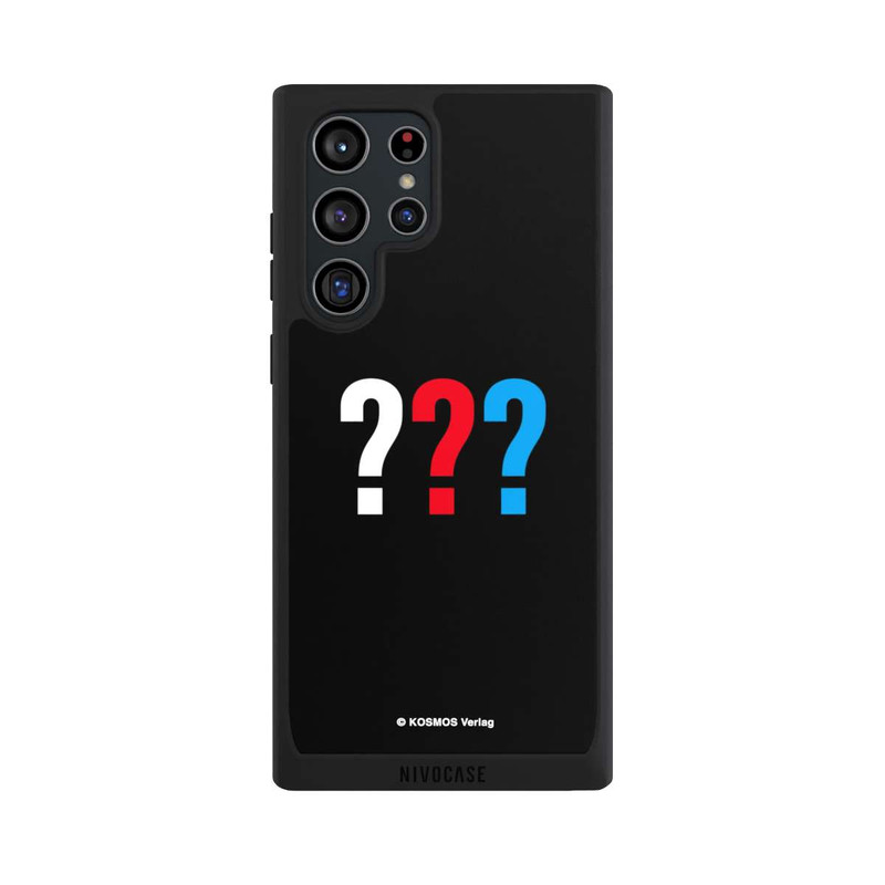 Galaxy S22 Ultra NIVOpure Drei Fragezeichen Logo