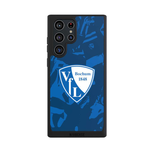 Samsung Galaxy S22 Ultra NIVOpure VfL Bochum Blaues Muster