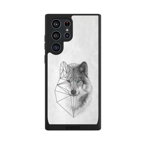 Samsung Galaxy S22 Ultra NIVOpure Polygonaler Wolf