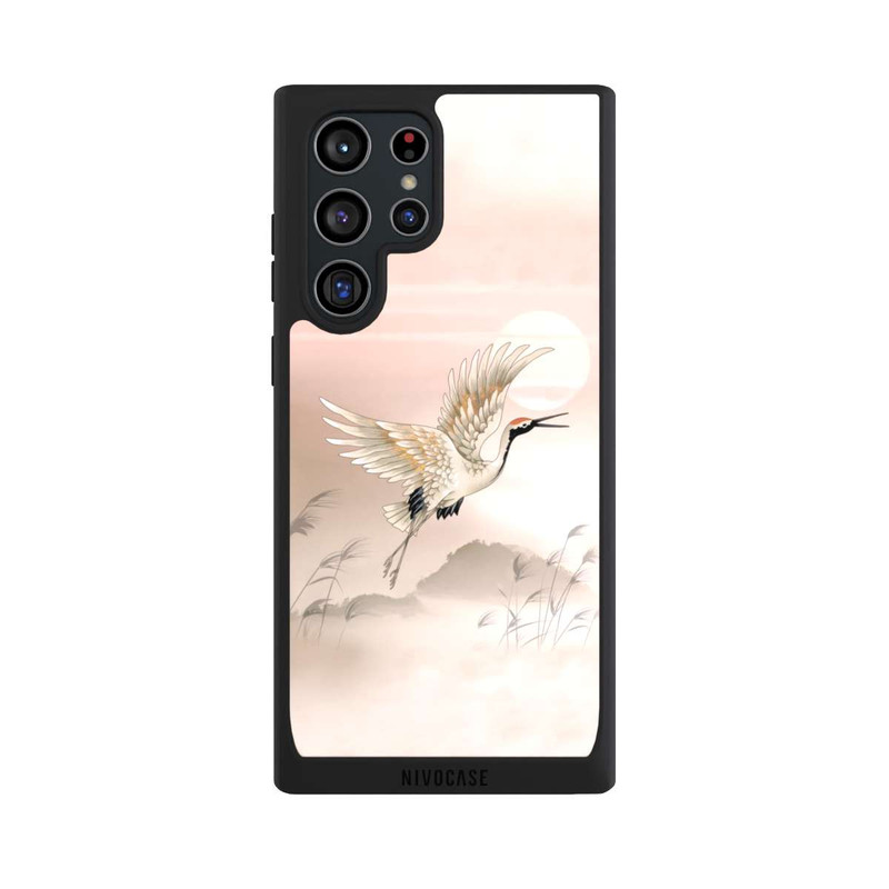 Galaxy S22 Ultra NIVOpure Flying Cranebirds