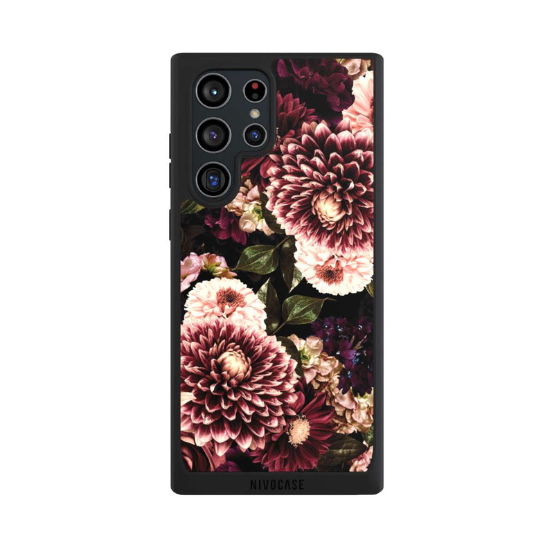 Galaxy S22 Ultra NIVOpure Belles fleurs roses vintage