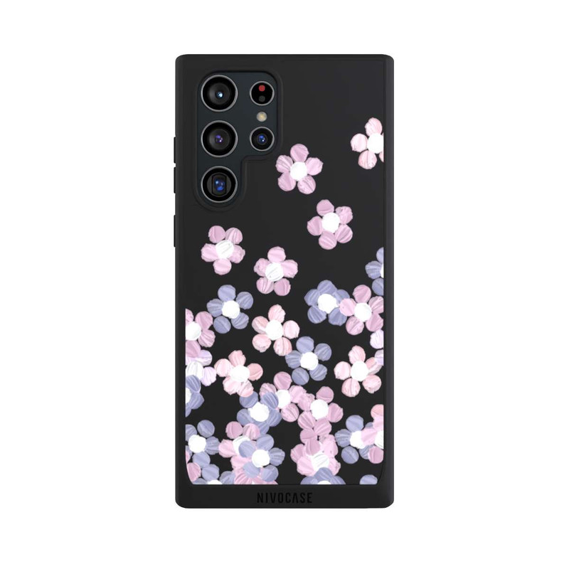 Galaxy S22 Ultra NIVOpure Fleurs simples transparentes
