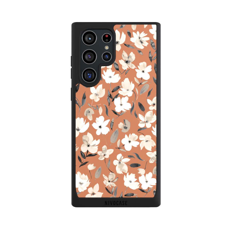 Galaxy S22 Ultra NIVOpure Fresh Fall Flowers Copper