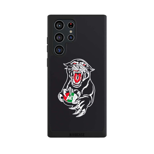 Samsung Galaxy S22 Ultra NIVOpure Augsburger Panther Logo Schwarz