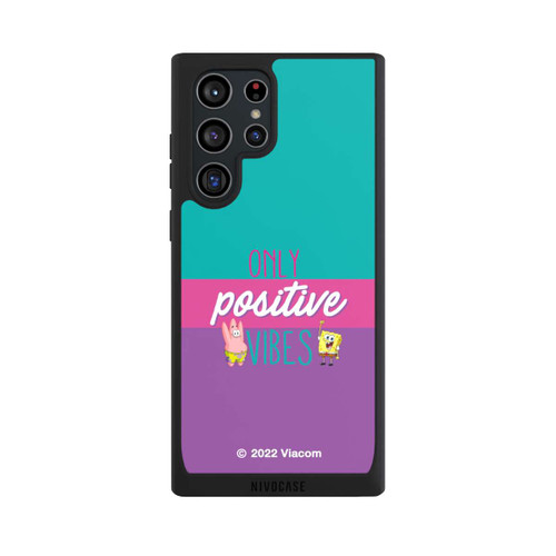 Samsung Galaxy S22 Ultra NIVOpure  Spongebob - Only Positive Vibes
