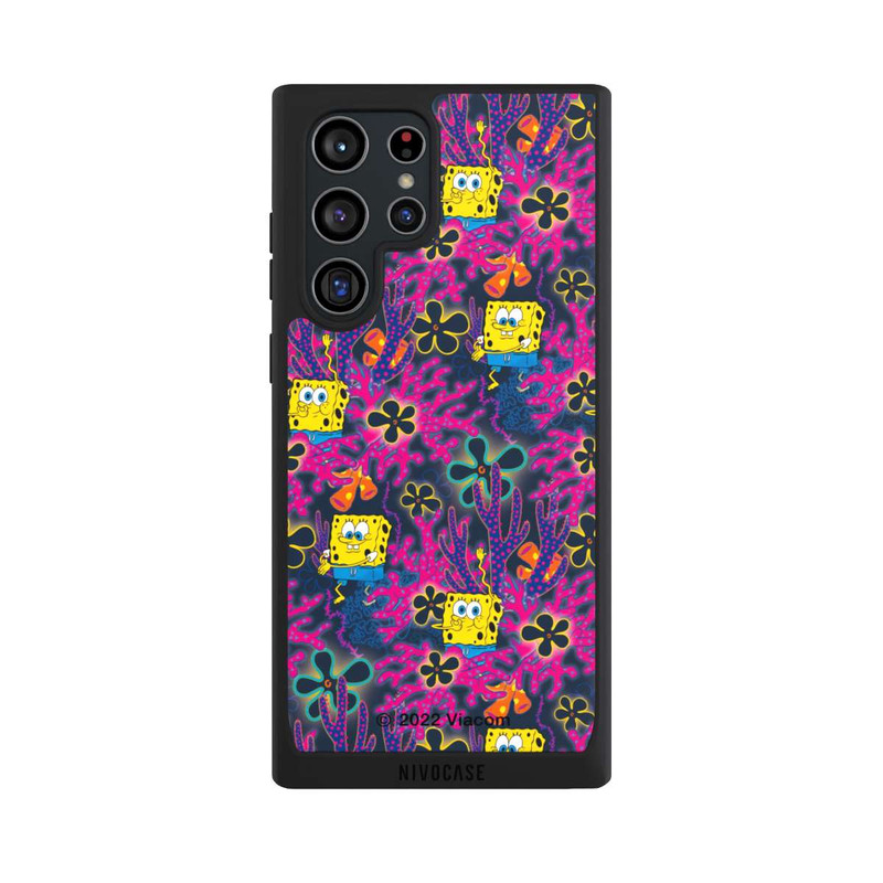 Galaxy S22 Ultra NIVOpure Bob L'Éponge - Corail Pattern