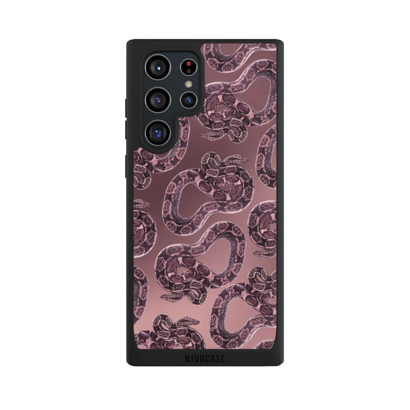 Galaxy S22 Ultra NIVOpure Snakes Pink