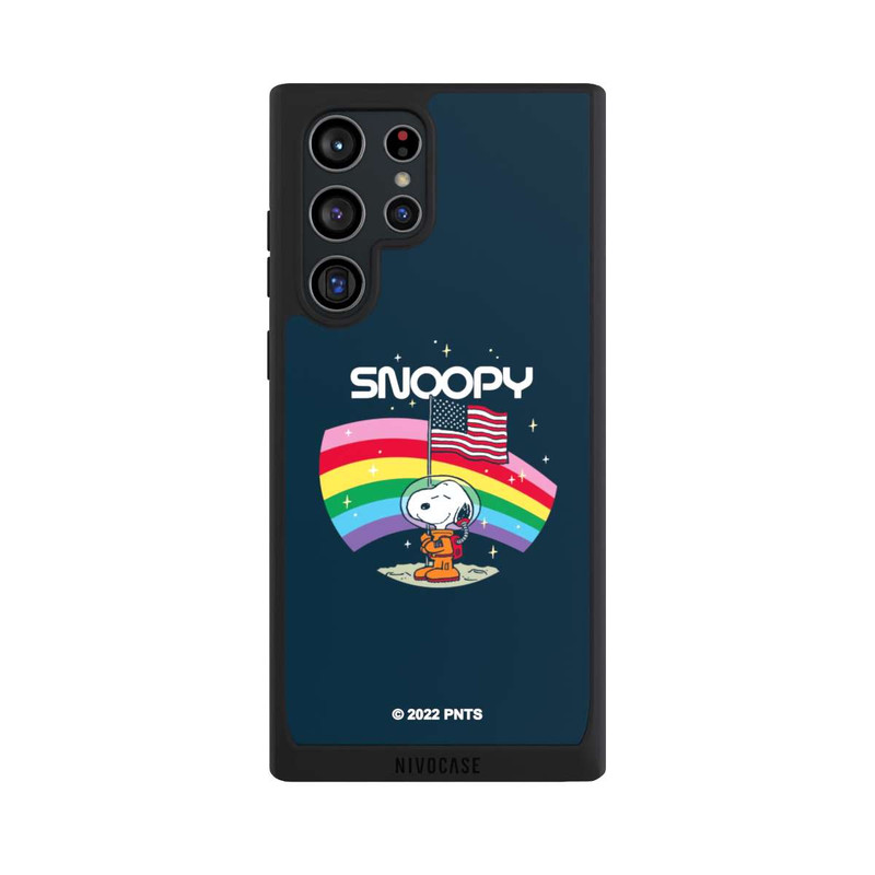 Galaxy S22 Ultra NIVOpure Snoopy Space Traveller Rainbow