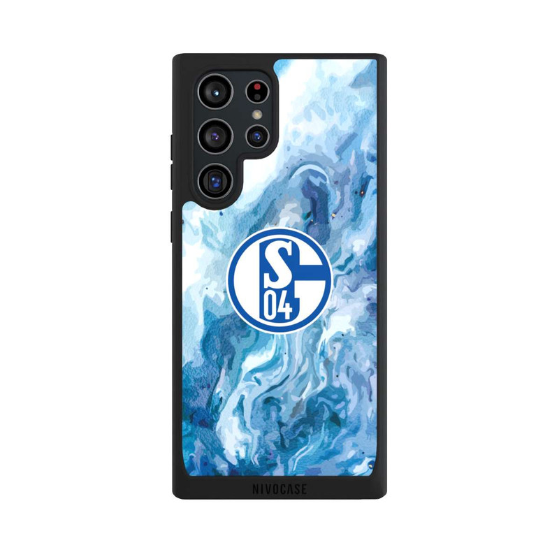 Galaxy S22 Ultra NIVOpure Schalke 04 Flüssig Blau