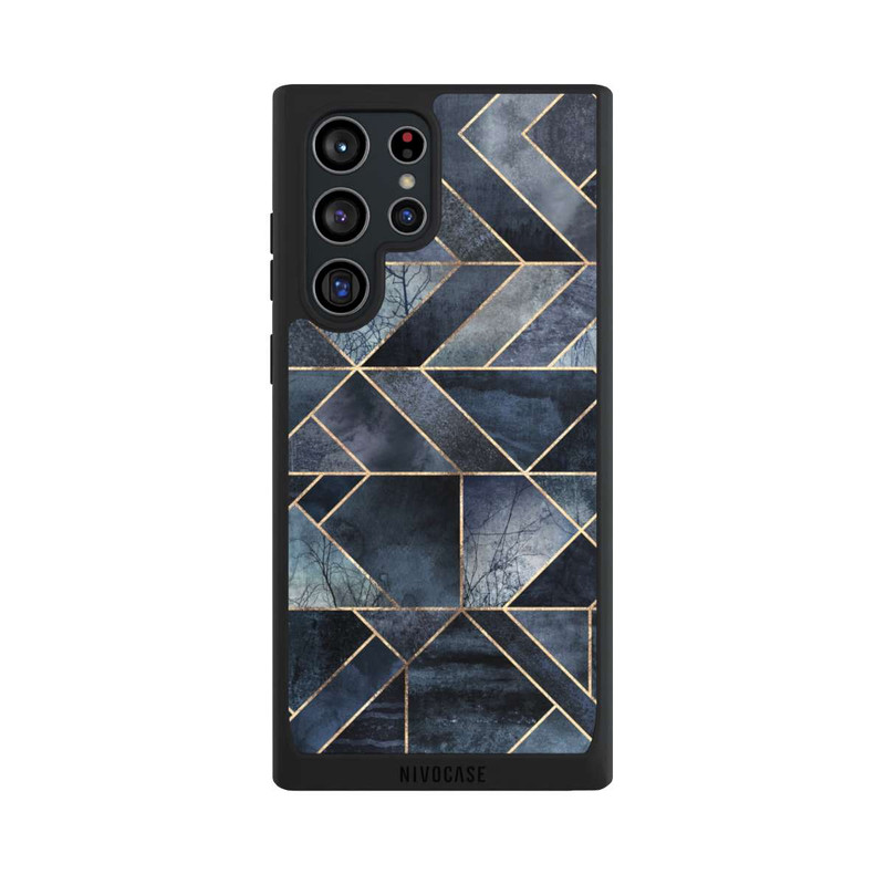 Galaxy S22 Ultra NIVOpure Abstract Nature-Dark Blue