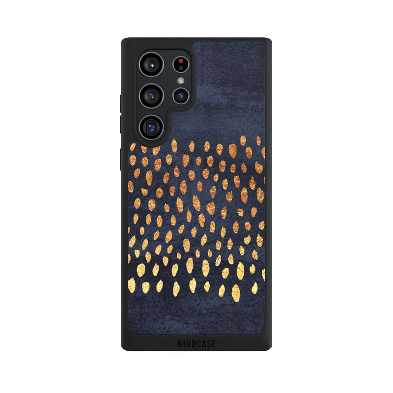Galaxy S22 Ultra NIVOpure Muster Gold und Marine