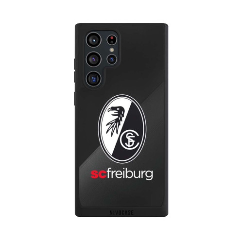 Samsung Galaxy S22 Ultra NIVOpure Zwei Texturen mit dem Schriftzug SC Freiburg