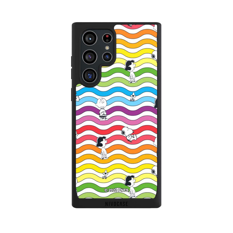 Galaxy S22 Ultra NIVOpure Snoopy Pattern Arc-en-ciel