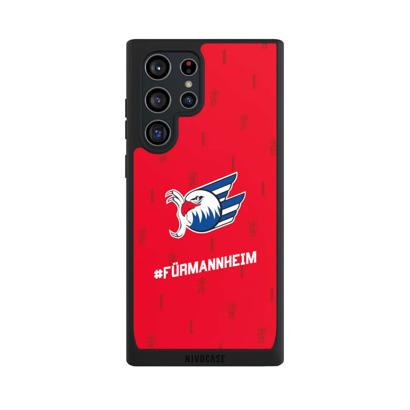 Galaxy S22 Ultra NIVOpure Adler Mannheim Logo Rot