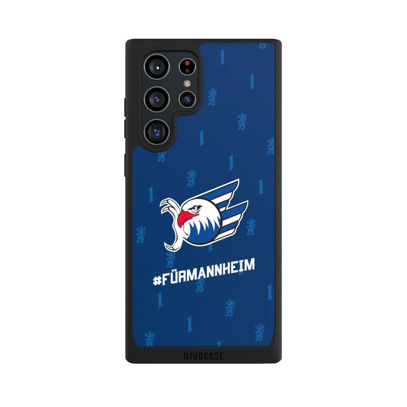Galaxy S22 Ultra NIVOpure Adler Mannheim Logo Blau