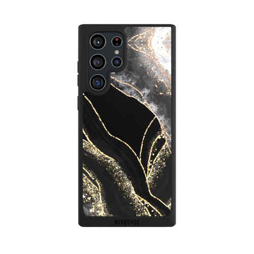 Samsung Galaxy S22 Ultra NIVOpure Dark Marble Gold