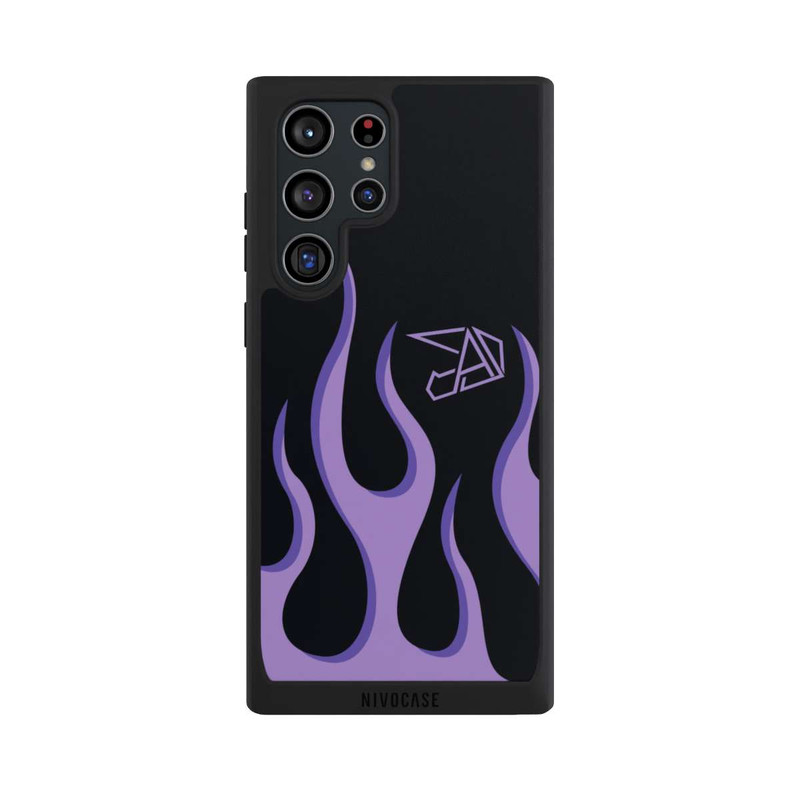 Galaxy S22 Ultra NIVOpure Flammes violettes