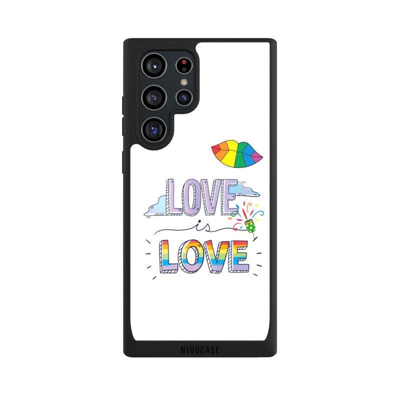 Galaxy S22 Ultra NIVOpure Love is Love Arc-en-ciel