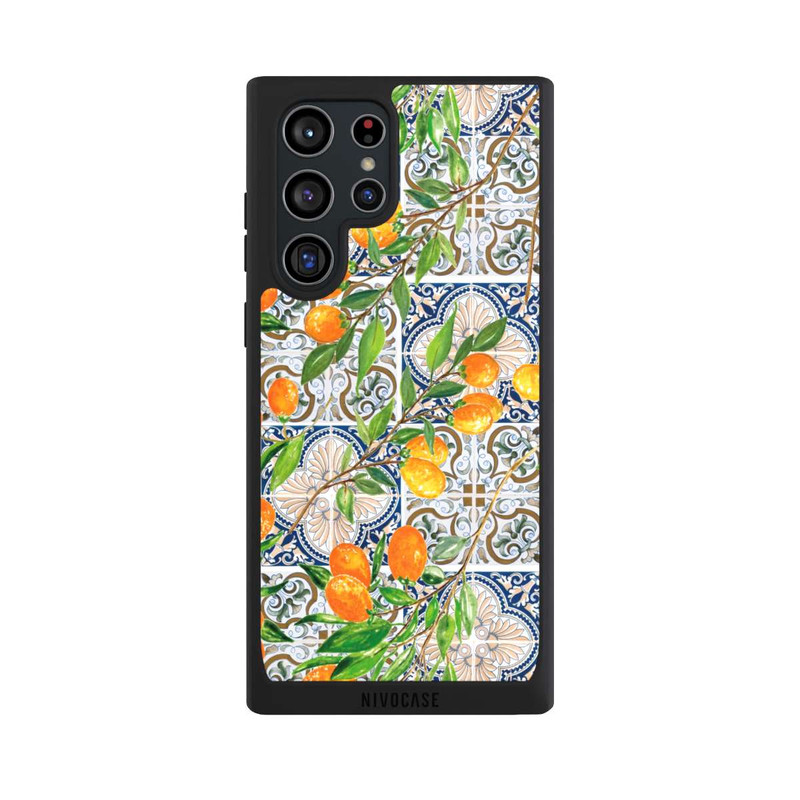 Galaxy S22 Ultra NIVOpure Oranges Grecques Pattern