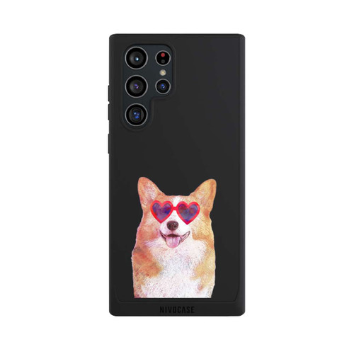 Samsung Galaxy S22 Ultra NIVOpure Cute Corgi Transparent