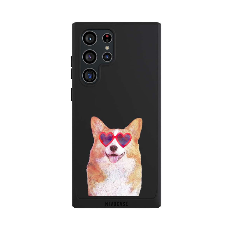 Galaxy S22 Ultra NIVOpure Niedlicher Corgi Transparent