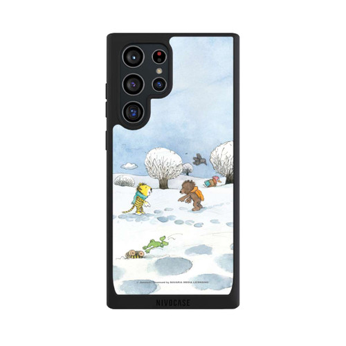 Samsung Galaxy S22 Ultra NIVOpure Kleiner Bär und kleiner Tiger im Schnee