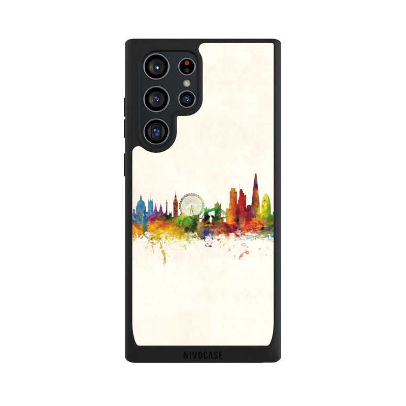 Galaxy S22 Ultra NIVOpure London Skyline Vintage Background