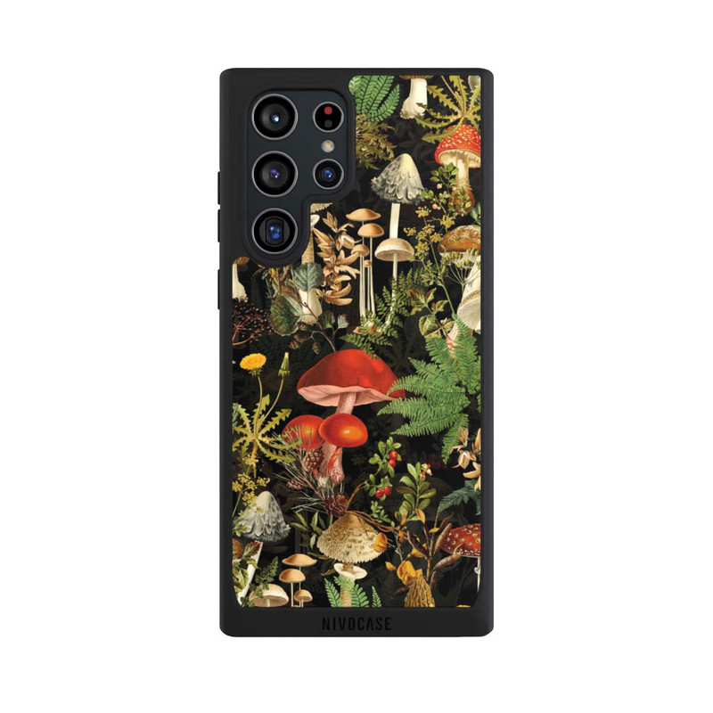 Galaxy S22 Ultra NIVOpure Différents champignons dans la forêt