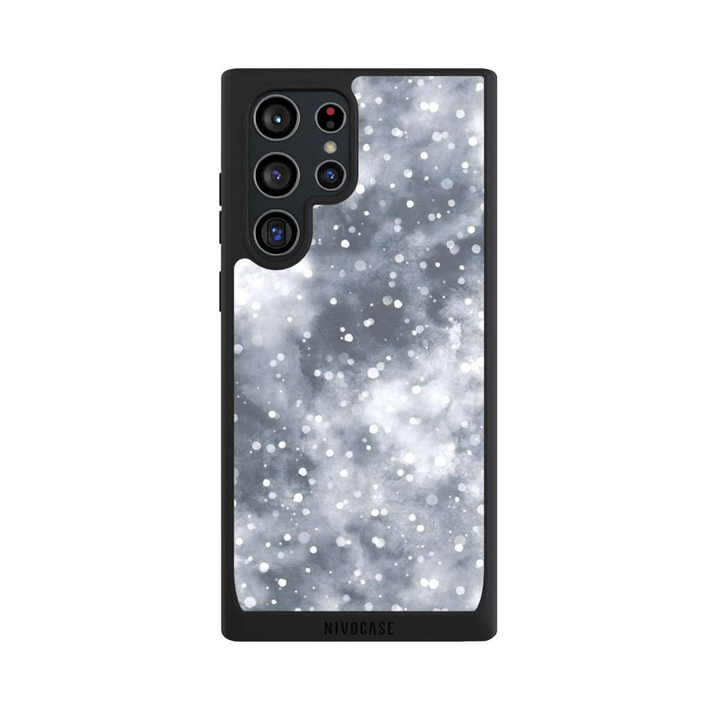 Galaxy S22 Ultra NIVOpure Abstrakter Winterschneehimmel