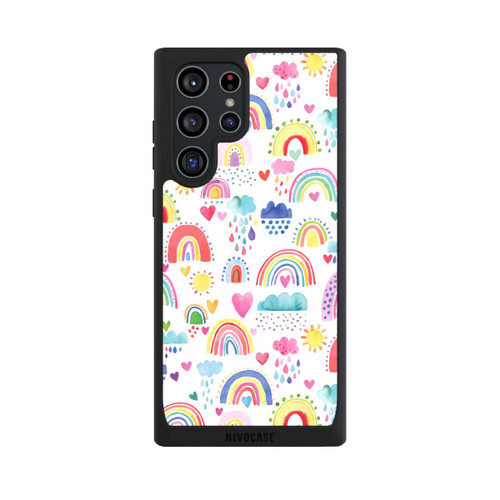 Samsung Galaxy S22 Ultra NIVOpure Schöne Regenbogen-Multi-Rot