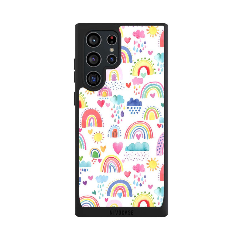 Galaxy S22 Ultra NIVOpure Schöne Regenbogen-Multi-Rot