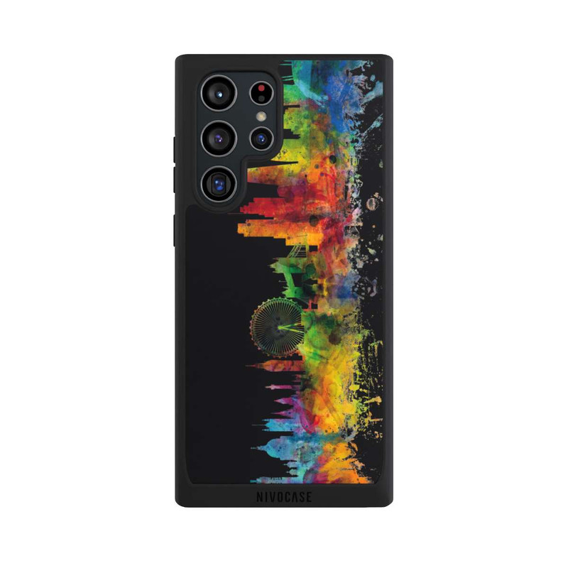 Galaxy S22 Ultra NIVOpure London Skyline Black