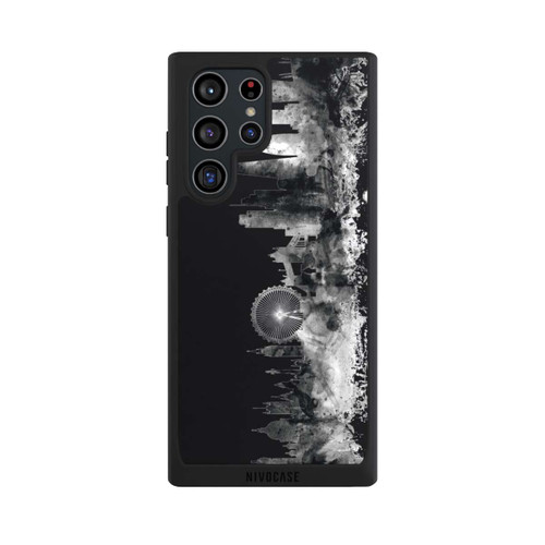 Samsung Galaxy S22 Ultra NIVOpure London Skyline BW Black