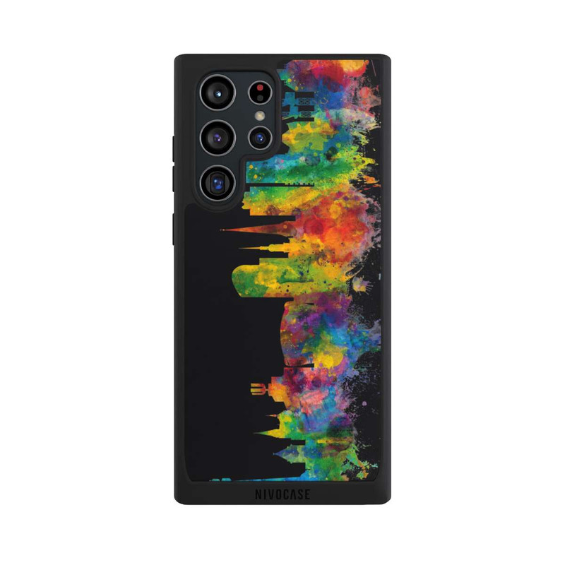 Galaxy S22 Ultra NIVOpure Dortmund Allemagne Ligne d'horizon Noir