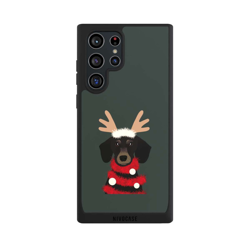 Galaxy S22 Ultra NIVOpure weihnachtlicher Dackel