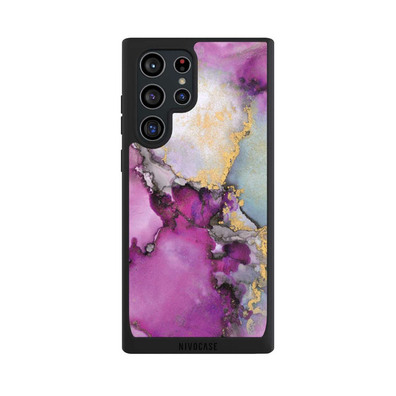 Galaxy S22 Ultra NIVOpure Alcohol Ink Art Pink