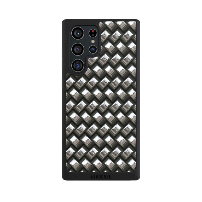 Galaxy S22 Ultra NIVOpure Glamour Silver Metal