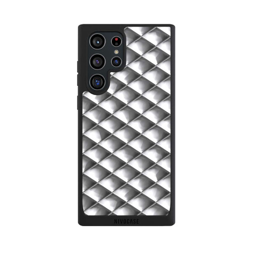 Samsung Galaxy S22 Ultra NIVOpure Carrés argentés Glamour