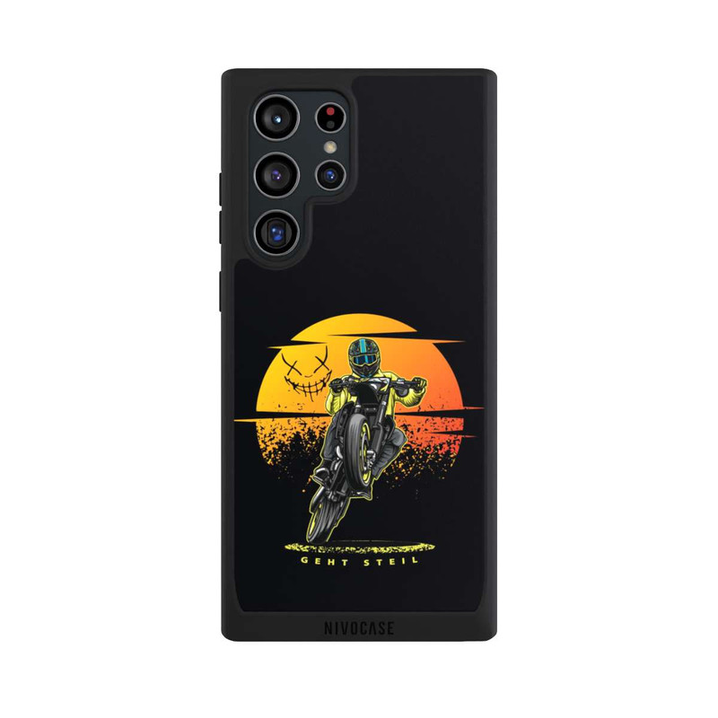 Galaxy S22 Ultra NIVOpure Coucher de soleil Wheelie