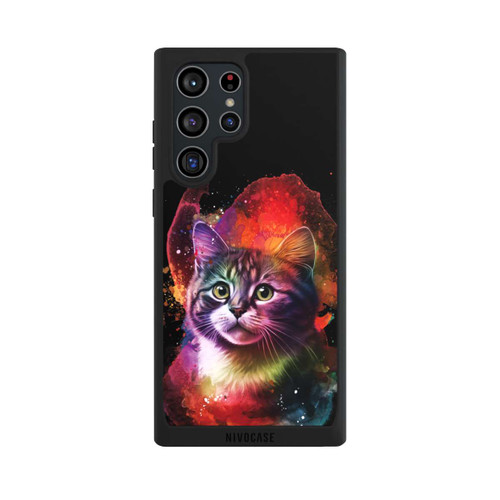Samsung Galaxy S22 Ultra NIVOpure Happy Kitty Black