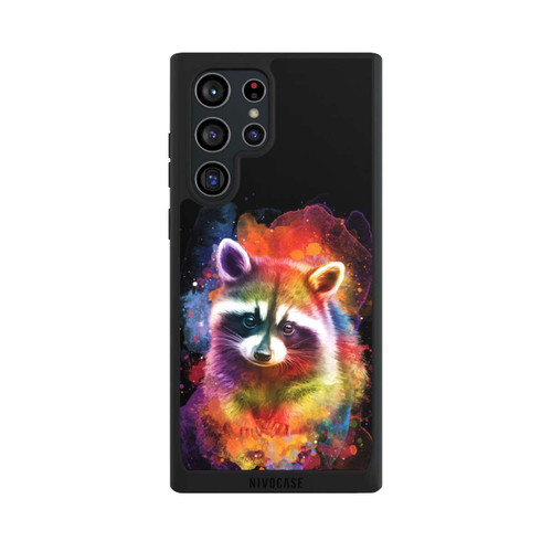 Samsung Galaxy S22 Ultra NIVOpure Happy Racoon Black
