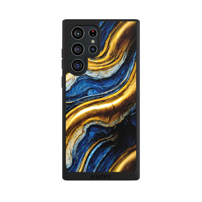 Galaxy S22 Ultra NIVOpure Royal Blue And Gold Look Structure